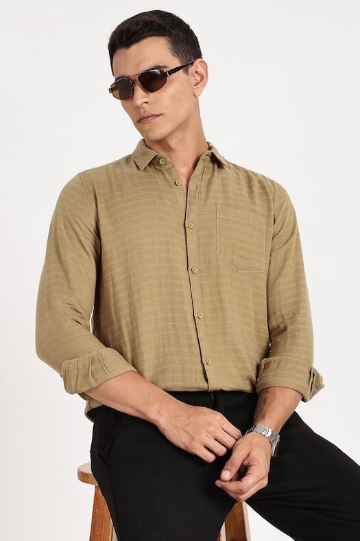 ODCC 1 POCKET TEXTURED SHIRT F/S RN0048 – photo 7