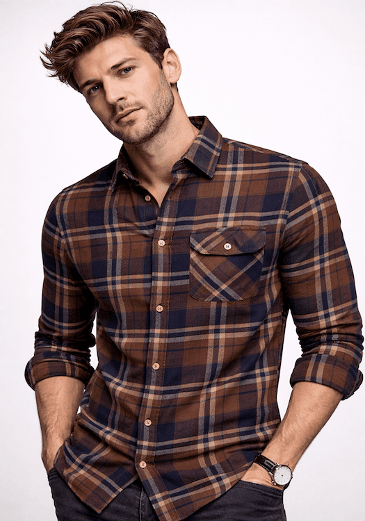 ODCC 1 Pocket Checkered Full Sleeve Shirt YM0789 – photo 1