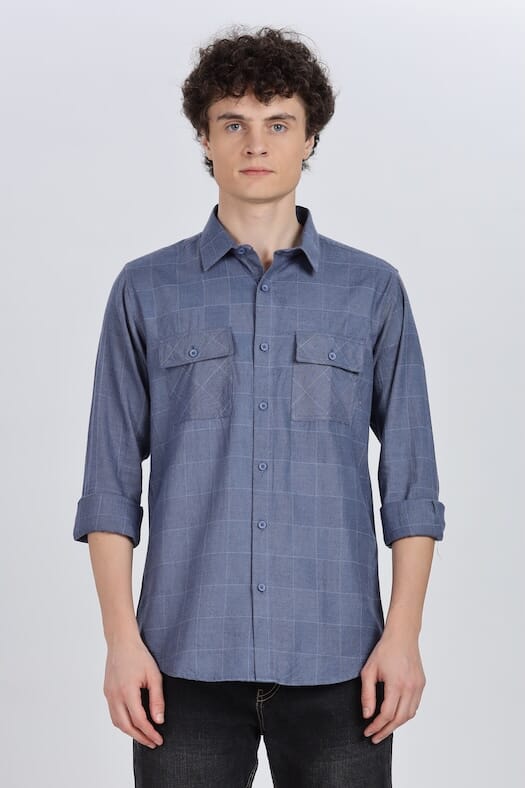 ODCC CHECKS SHIRT F/S YM0714