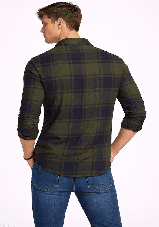 ODCC 2 Pocket Flap Checkered Full Sleeve Shirt YM0783 – photo 3