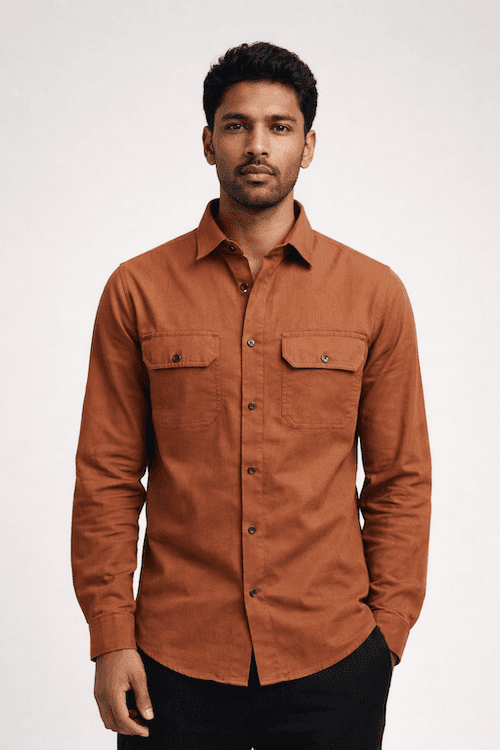 ODCC 2 POCKET FLAP Full Sleeve Shirt YM0780