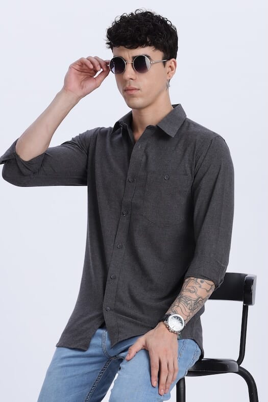 ODCC PLAIN SHIRT F/S YM0703 – photo 7