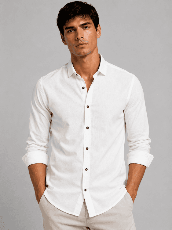 ODCC PLAIN SHIRT FULL SELEEVS  YM0801 – photo 2