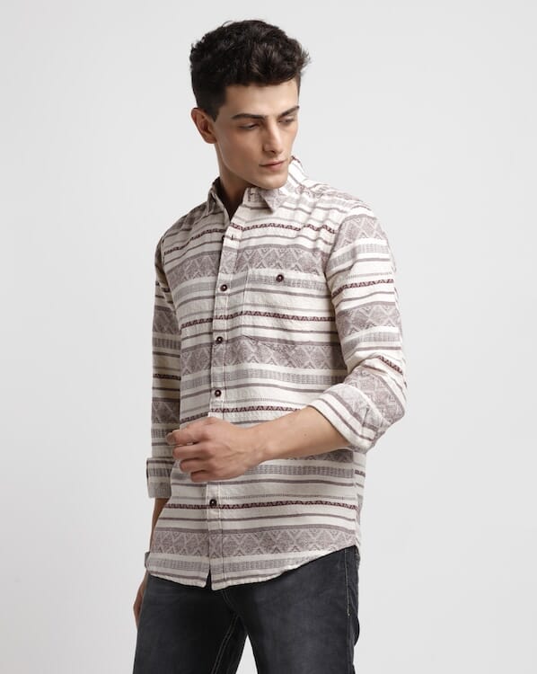 ODCC H STRIPES   SHIRT F/S RN0030 – photo 2