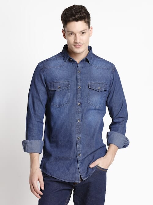 ODCC DENIM SHIRT F/S RN0032B