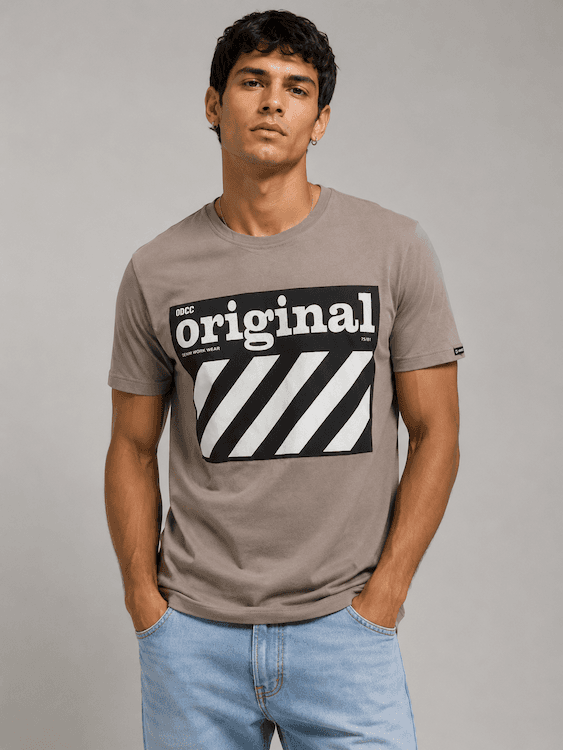 ODCC ROUND NECK PRINTED HALF SELEEVS T02532 – photo 1