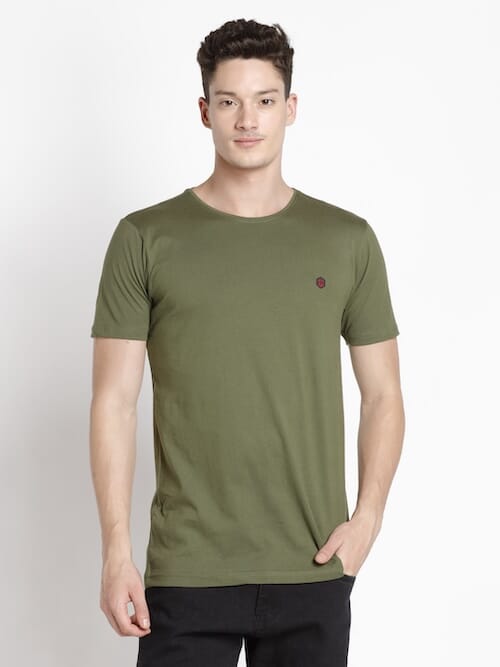 ODCC PLAIN ROUND NECK H/S T02287