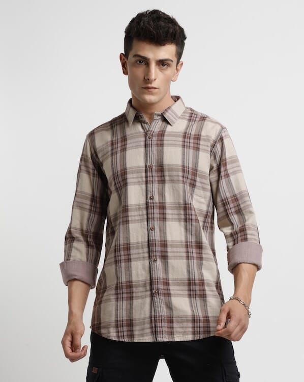 ODCC CHECK SHIRT F/S RN0033