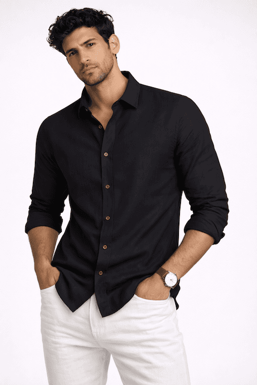 ODCC PLAIN SHIRT FULL SELEEVS  YM0803 – photo 1