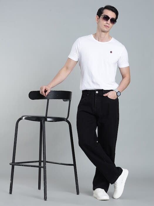 ODCC BAGGY FIT BLACK DENIM J1760 – photo 9