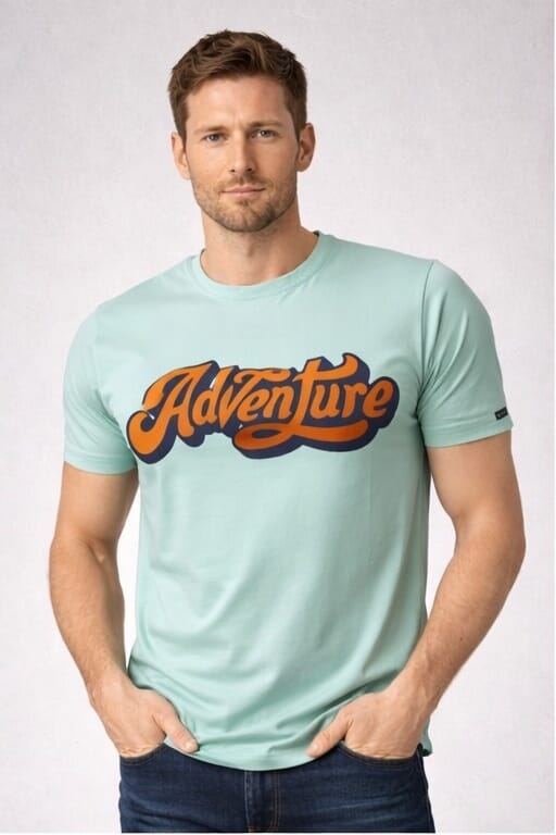 ODCC ROUND NECK PRINTED HALF SELEEVS  T02500 – photo 1