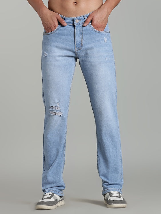 ODCC LITE  BLUE TORN UP DENIM J1767