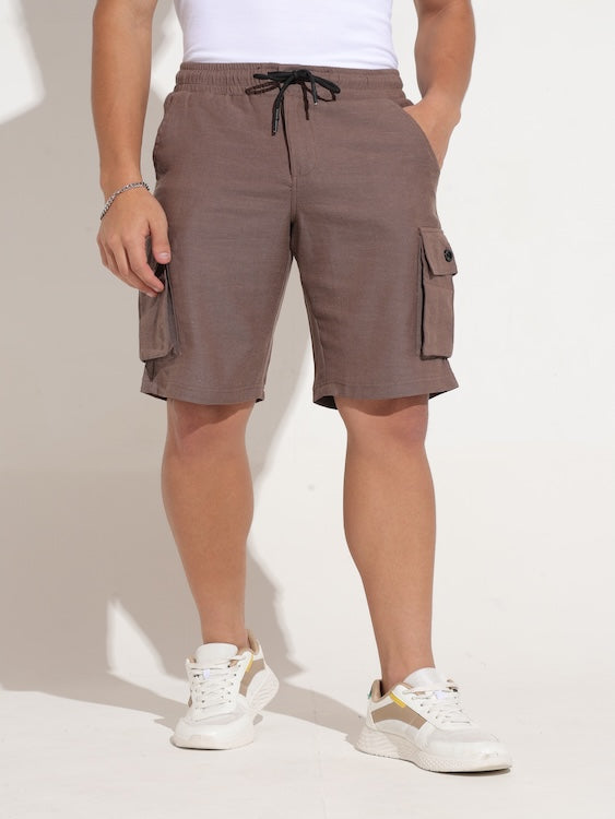 ODCC LINEN CARGO  SHORTS T02421 – photo 1