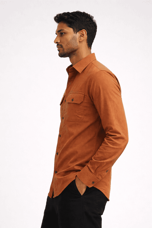 ODCC 2 POCKET FLAP Full Sleeve Shirt YM0780 – photo 3
