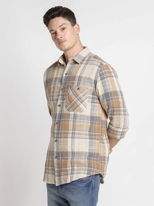 ODCC 1POCKET CHECK SHIRT F/S RN0038 – photo 7