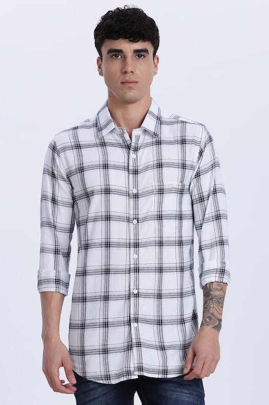 ODCC CHECKS SHIRT F/S YM0711