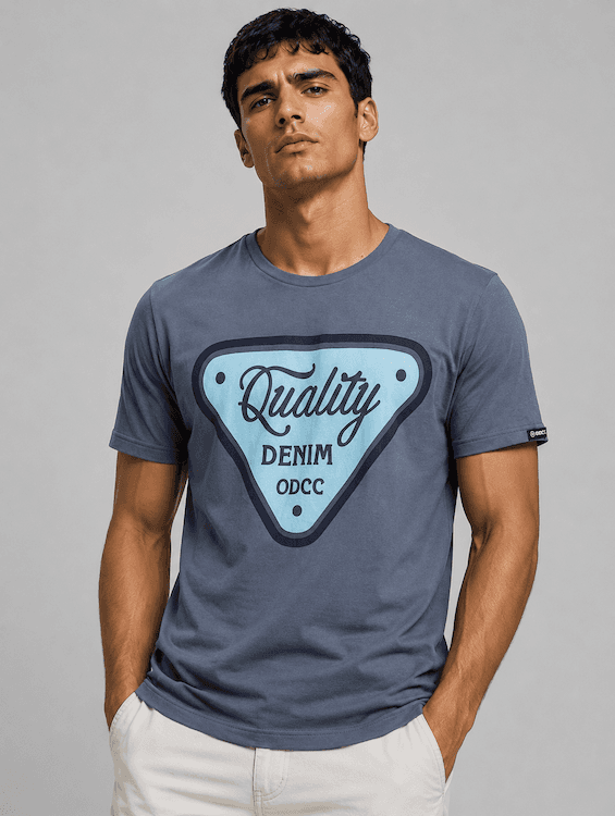 ODCC ROUND NECK PRINTED HALF SELEEVS T02530 – photo 1