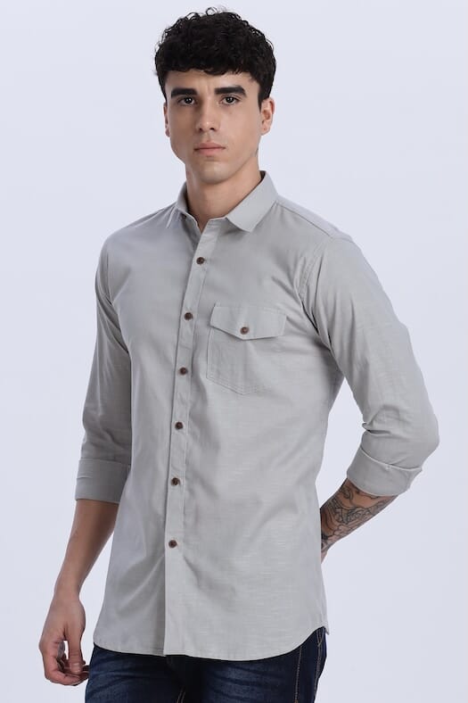 ODCC PLAIN SHIRT F/S YM0694 – photo 2