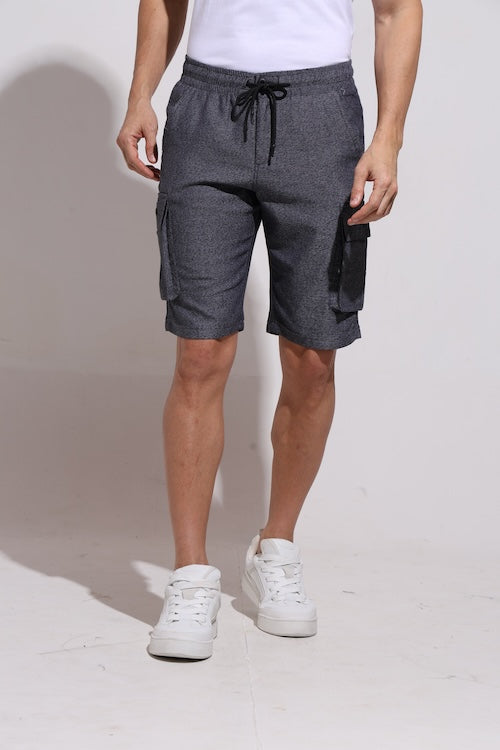 ODCC LINEN CARGO  SHORTS T02419