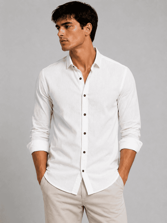 ODCC PLAIN SHIRT FULL SELEEVS  YM0801 – photo 6