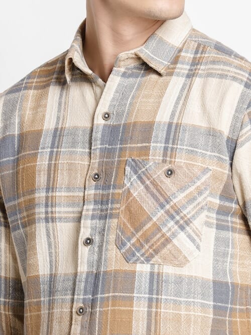 ODCC 1POCKET CHECK SHIRT F/S RN0038 – photo 8