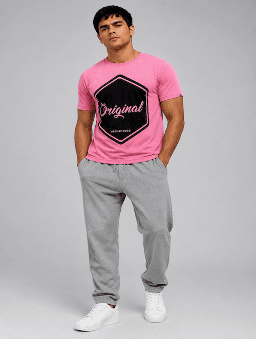 ODCC Original Graphic Printed Cotton Round Neck T-Shirt for Men – Dark Pink – photo 6